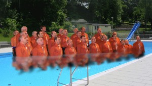 Der Sängerbund geht baden (Großaufnahme)